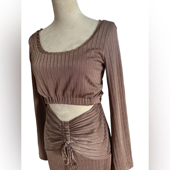 Free People X Revolve one and only cutout maxi dress in color bunny - Picture 9 of 12